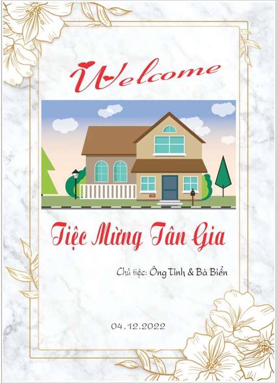 cách viết mừng tân gia