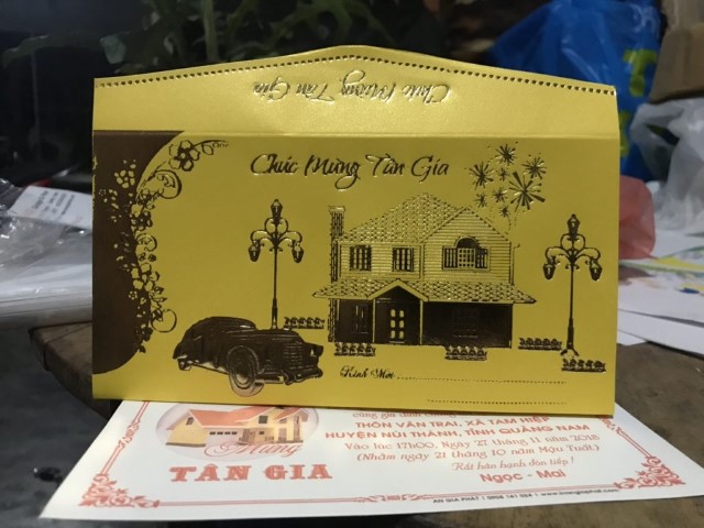 Cách viết mừng tân gia