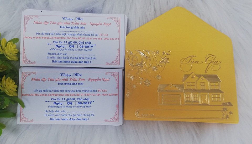 Cách viết mừng tân gia