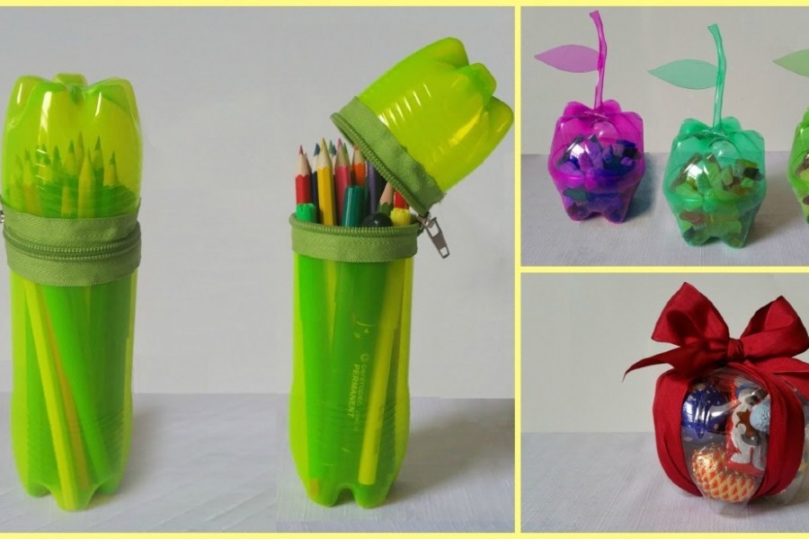 Tái chế chai nhựa thành đồ chơi