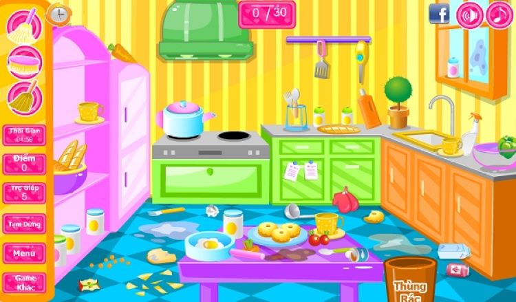 game don dep nha cua